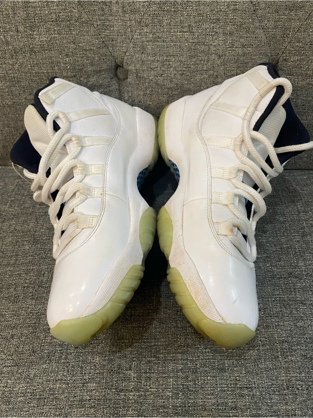 Nike Air Jordan 11 Retro Legend Blue White Sneakers Men’s Size